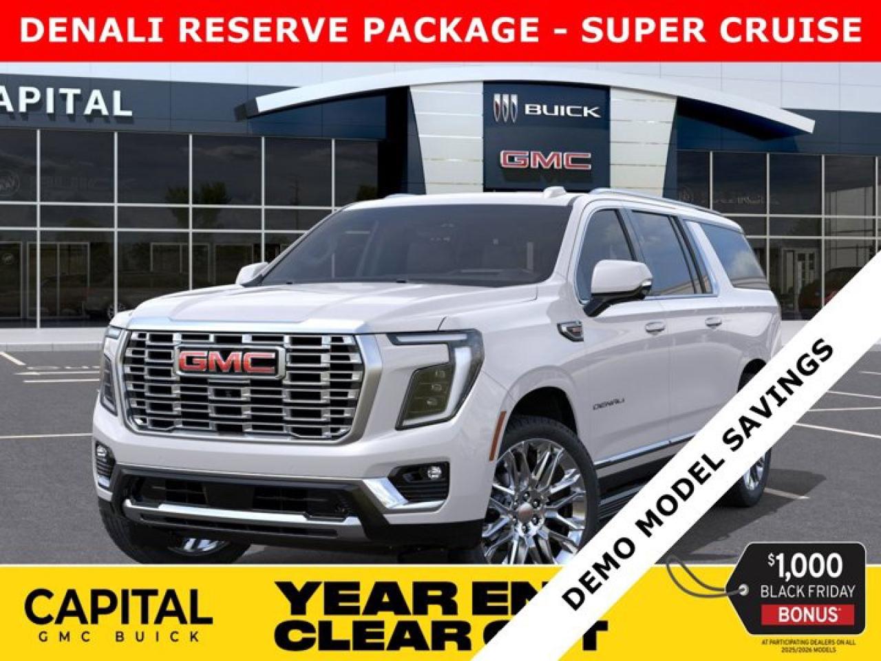 New 2025 GMC Yukon XL Denali 4WD for sale in Edmonton, AB