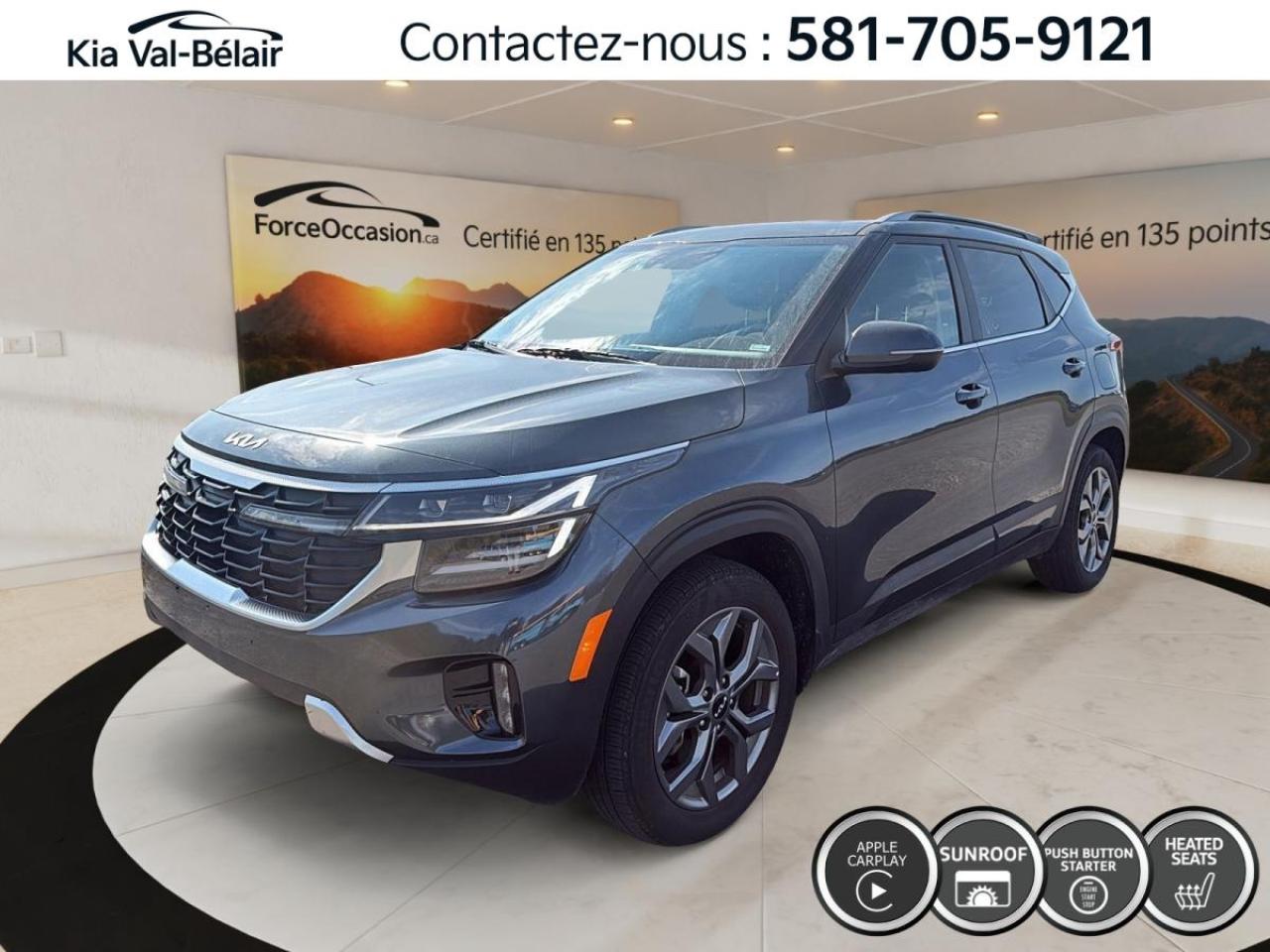 Used 2025 Kia Seltos EX *AWD *TOIT *CUIR *CAMERA *CARPLAY *SIEGES/VOLANT CHAUFF for sale in Québec, QC