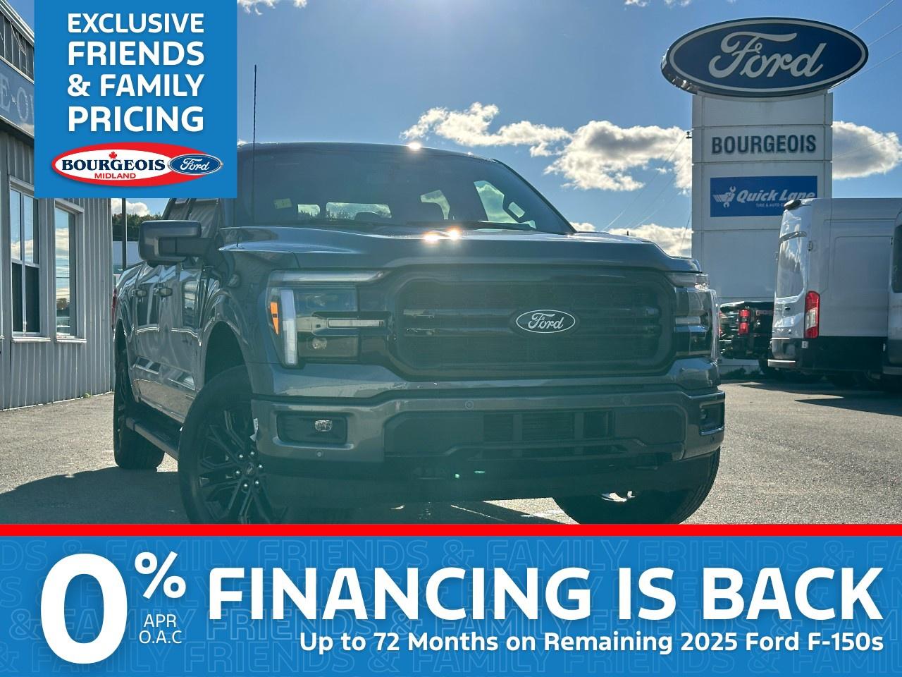 New 2025 Ford F-150 Lariat 4WD SuperCrew 5.5' Box for sale in Midland, ON