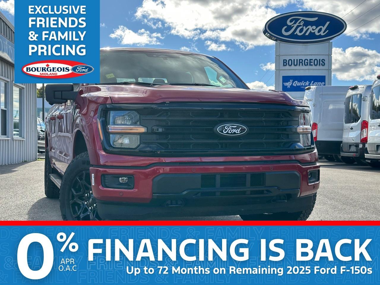 New 2025 Ford F-150 XLT 4WD SuperCrew 5.5' Box for sale in Midland, ON