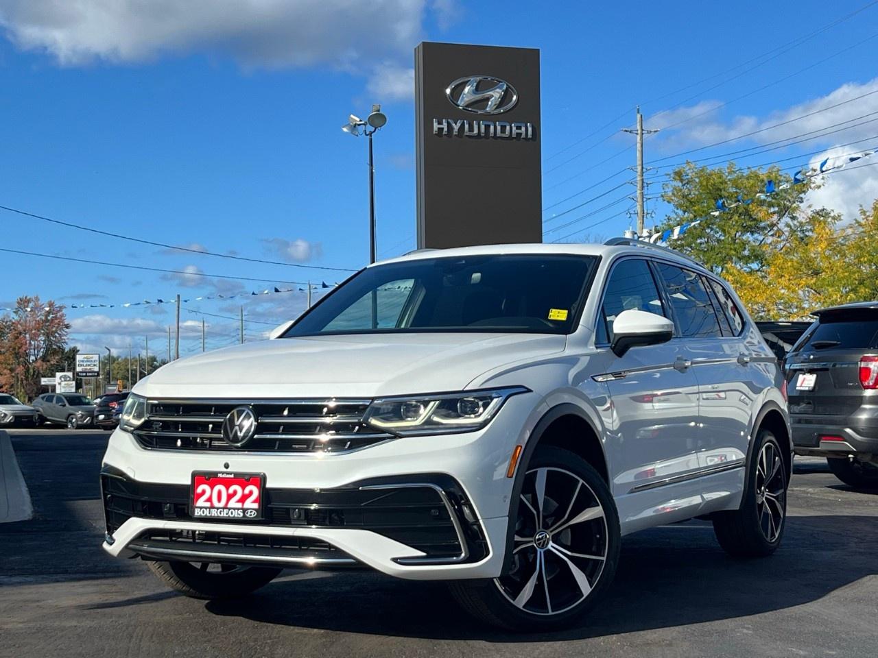Used 2022 Volkswagen Tiguan HIGHLINE R-LINE 4MOTION for sale in Midland, ON