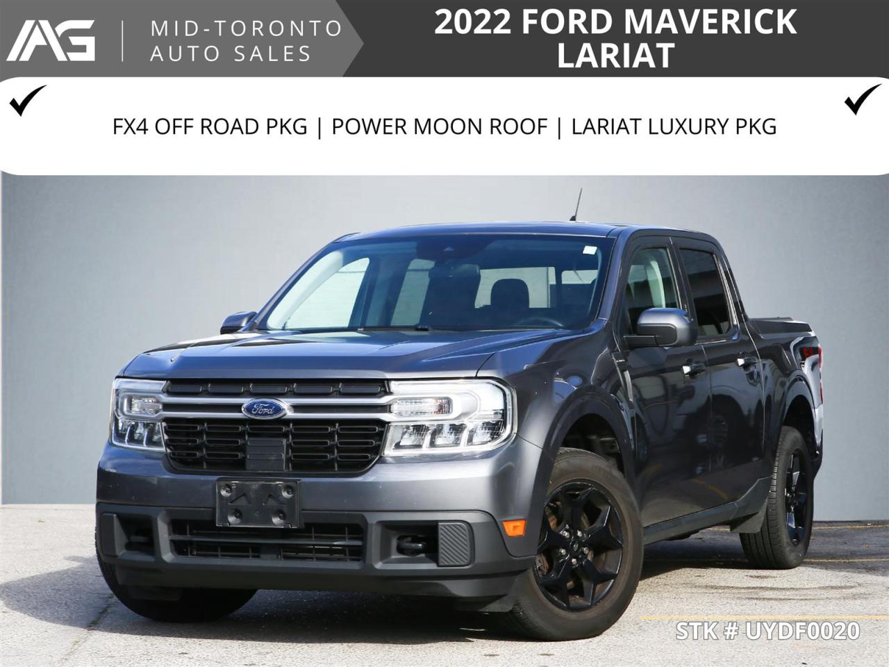 Used 2022 Ford Maverick Lariat AWD | FX4 | Power Moon Roof | Lariat Luxury Pkg for sale in North York, ON