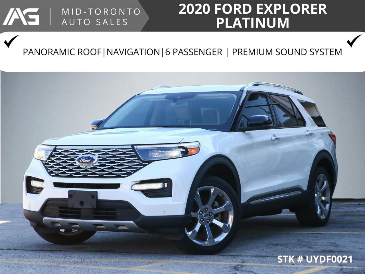 Used 2020 Ford Explorer Platinum AWD | Panoramic Roof | Navigation | 6 Passenger for sale in North York, ON