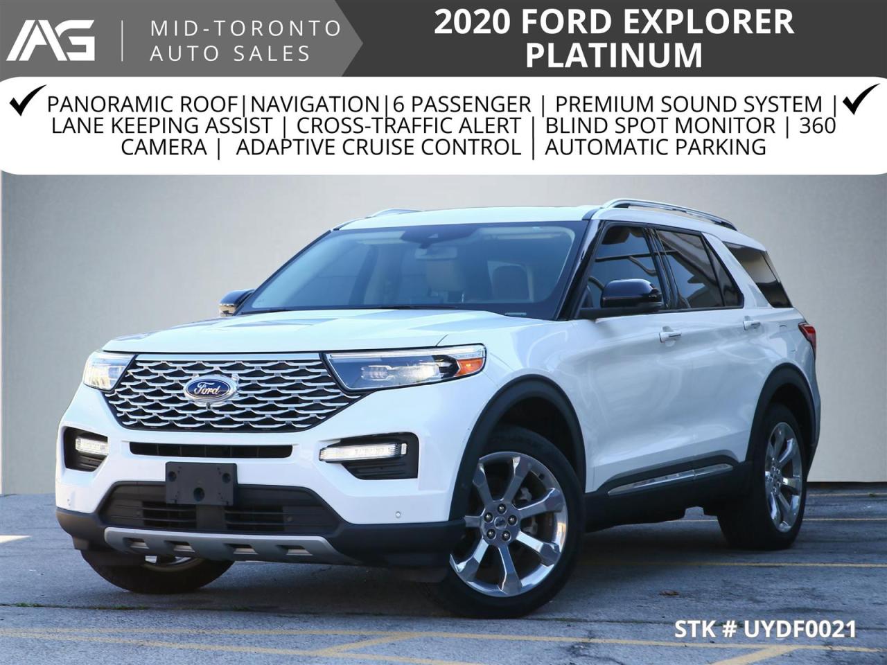 Used 2020 Ford Explorer Platinum AWD | Panoramic Roof | Navigation | 6 Passenger for sale in North York, ON