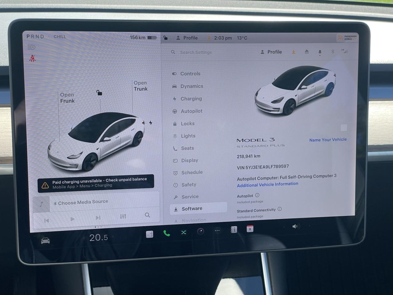 2020 Tesla Model 3 Standard Range Plus *One Owner / Clean Carfax - Photo #12