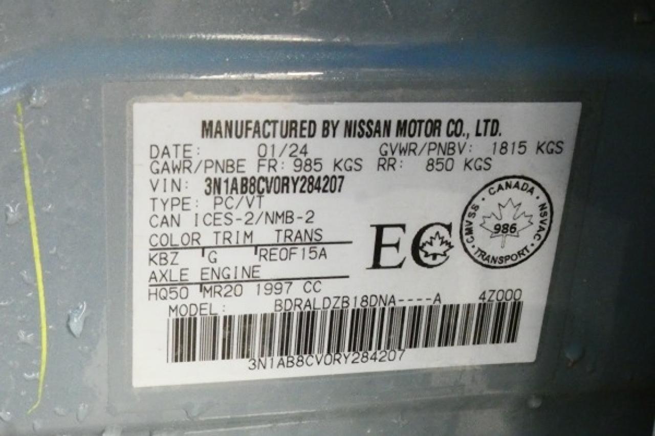 2024 Nissan Sentra SV w/Htd cloth, BUC - Photo #19