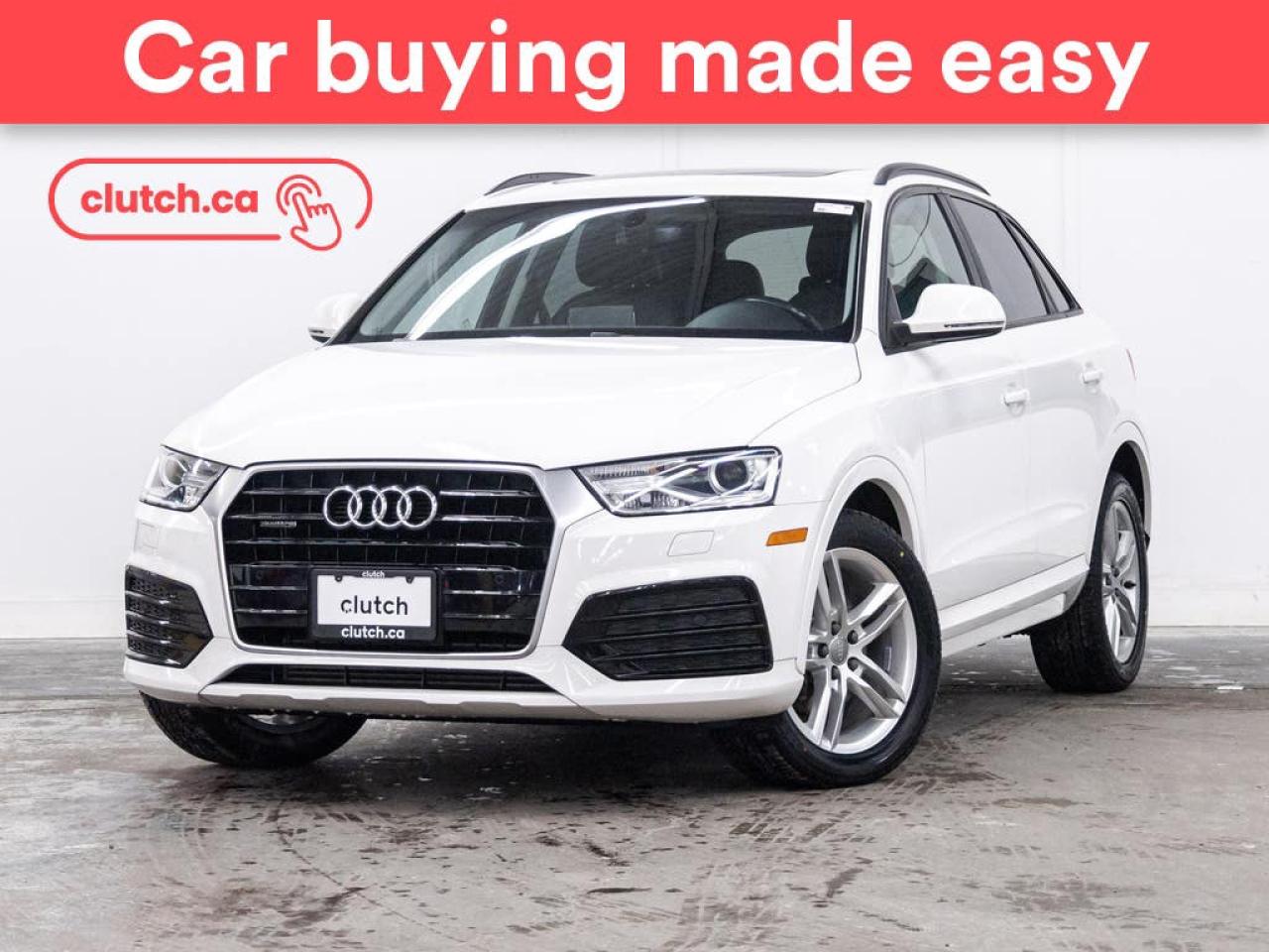 Used 2018 Audi Q3 Komfort AWD w/ Front Heated Seats, Rearview Cam, Climate Control for sale in Toronto, ON