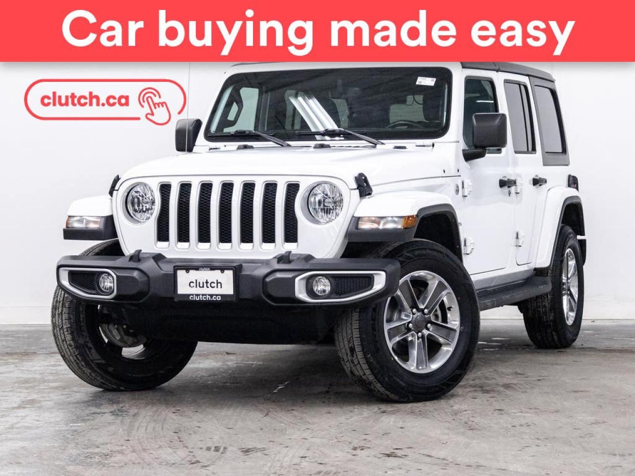 Used 2021 Jeep Wrangler Unlimited Sahara 4X4 w/ Front Heated Seats, Rearview Cam, Dual Zone Climate Control for sale in Toronto, ON