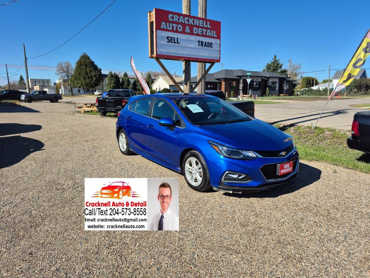 Used 2017 Chevrolet Cruze Hatchback LT (Automatic) for sale in Carberry, MB