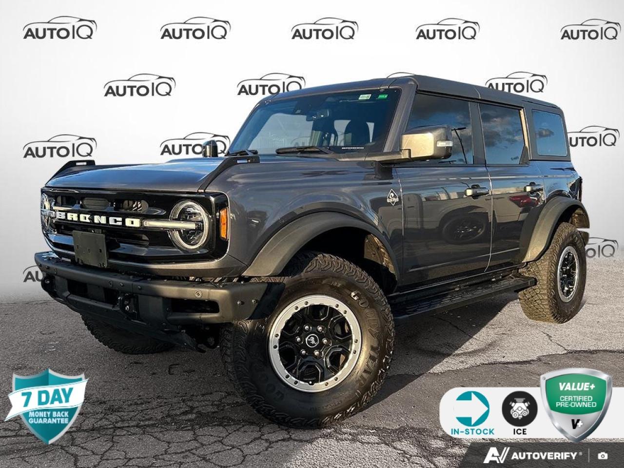 Used 2022 Ford Bronco Outer Banks V6 SASQUATCH PKG 4X4 LEATHER HARD TOP ONE OWNER ! for sale in Hamilton, ON