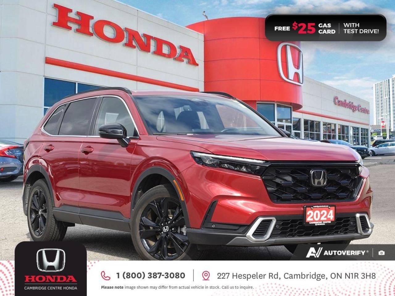 Used 2024 Honda CR-V Hybrid Touring REMOTE STARTER | APPLE CARPLAY™/ANDROID AUTO™ | GPS NAVIGATION for sale in Cambridge, ON