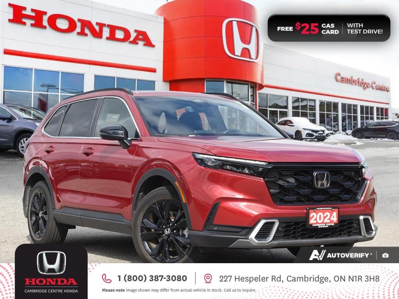 Used 2024 Honda CR-V Hybrid Touring REMOTE STARTER | APPLE CARPLAY™/ANDROID AUTO™ | GPS NAVIGATION for sale in Cambridge, ON