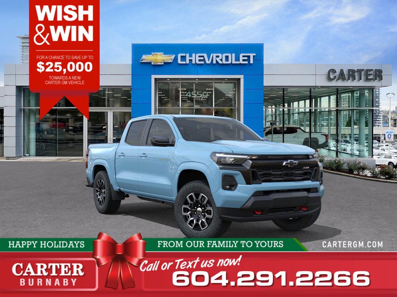 New 2026 Chevrolet Colorado Z71 4WD | WISH & WIN - SAVE UP TO $25,000! for sale in Burnaby, BC