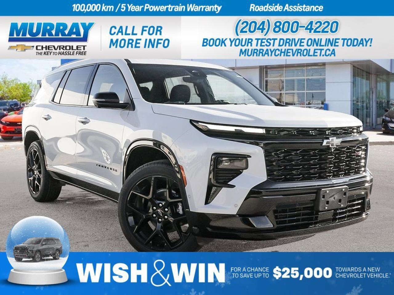 New 2026 Chevrolet Traverse RS for sale in Winnipeg, MB