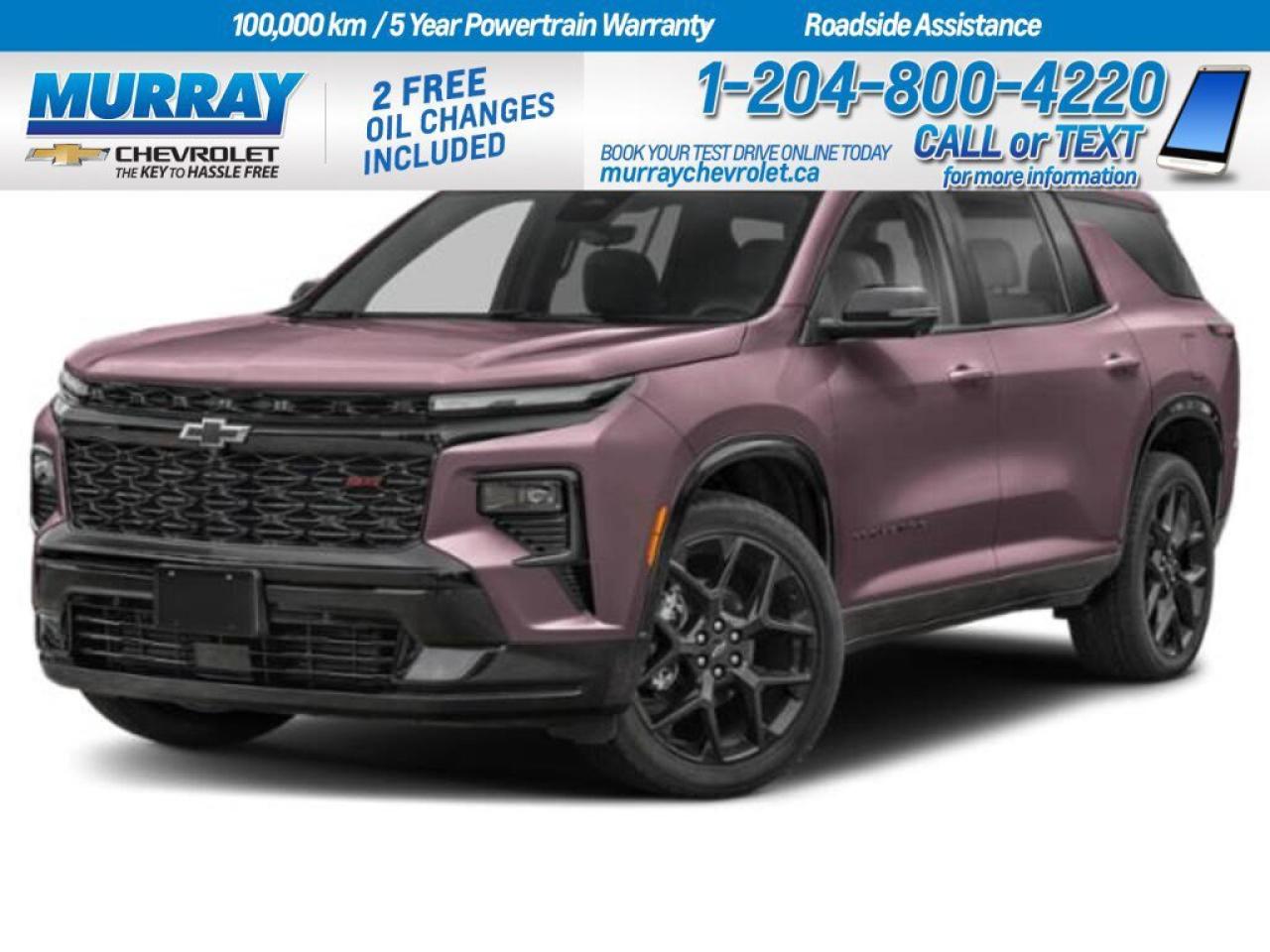 New 2026 Chevrolet Traverse RS for sale in Winnipeg, MB