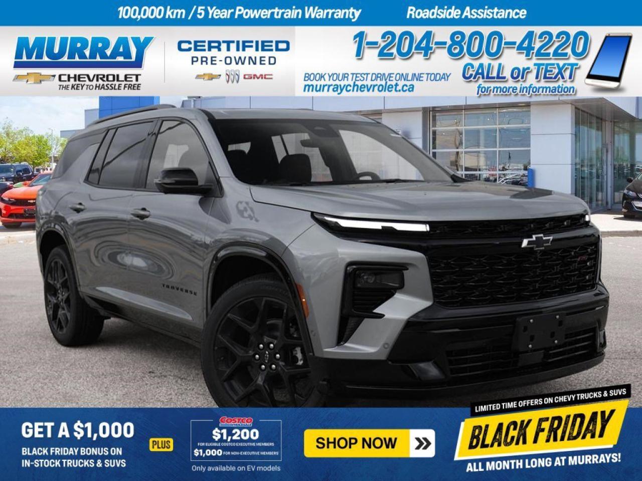 New 2026 Chevrolet Traverse RS for sale in Winnipeg, MB