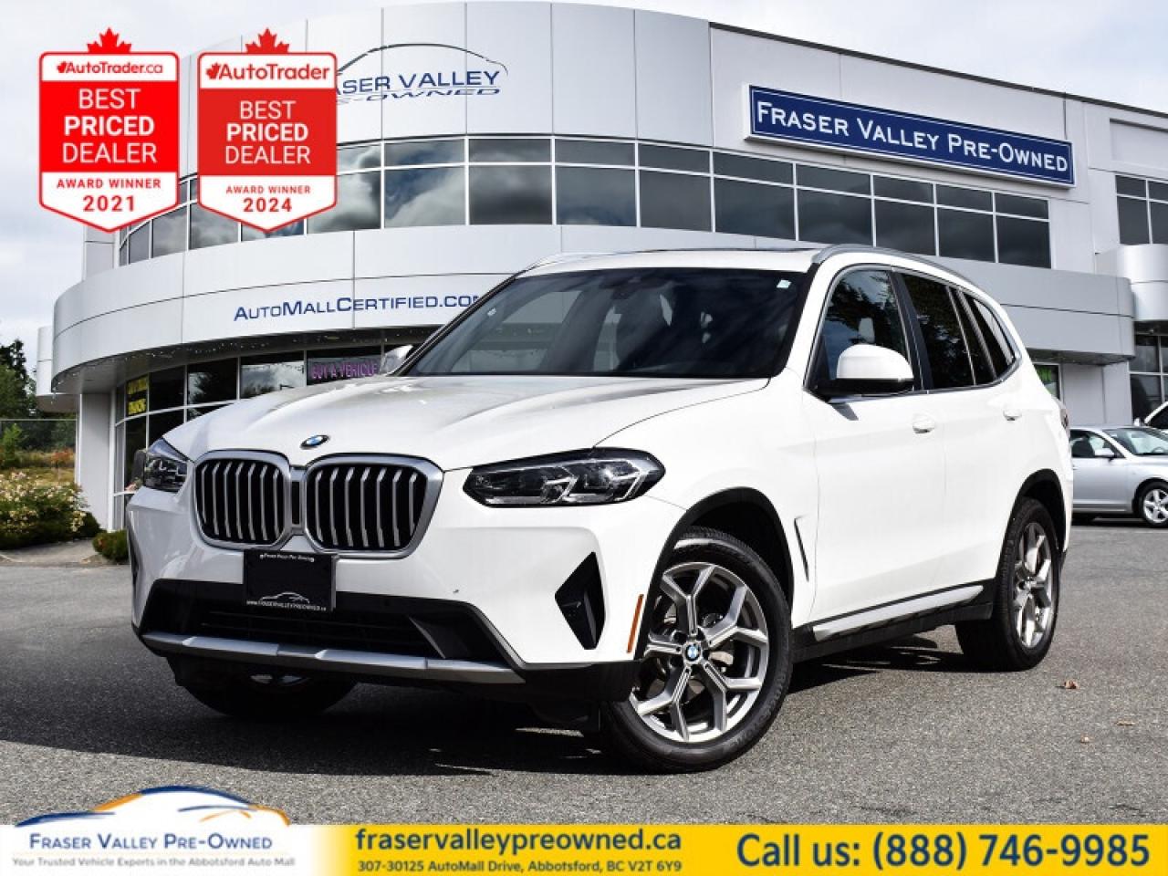 Used 2023 BMW X3 xDrive30i  Clean History, Loaded, Low KM for sale in Abbotsford, BC