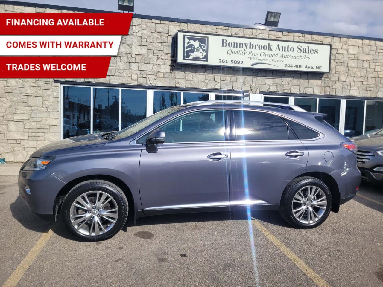 Used 2013 Lexus RX 350 AWD BLUETOOTH/HEATED SEAT & STEERING WHEEL for sale in Calgary, AB