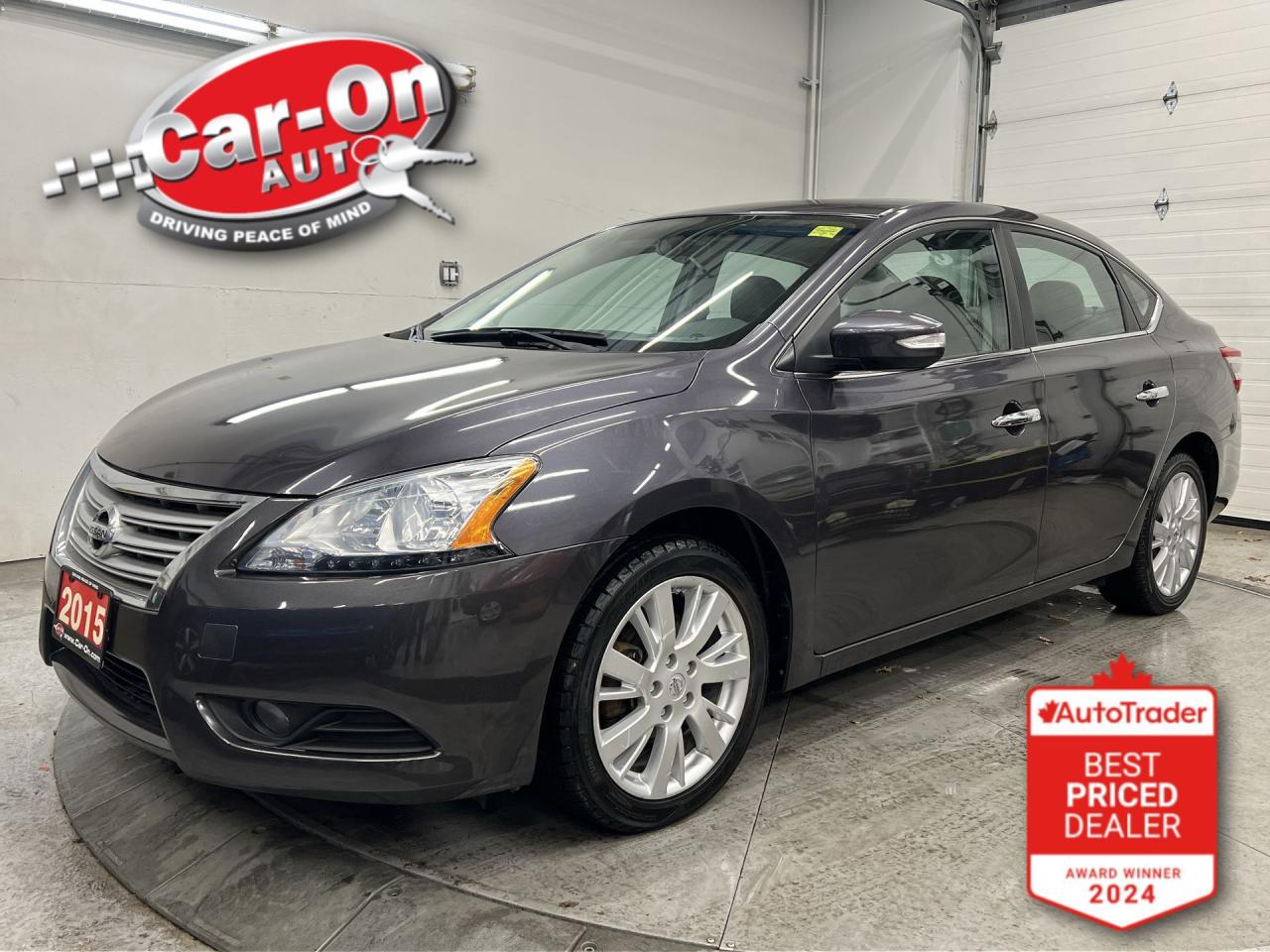 Used 2015 Nissan Sentra SL | ONLY 40,000KMS!! | HTD LEATHER |SUNROOF | NAV for sale in Ottawa, ON