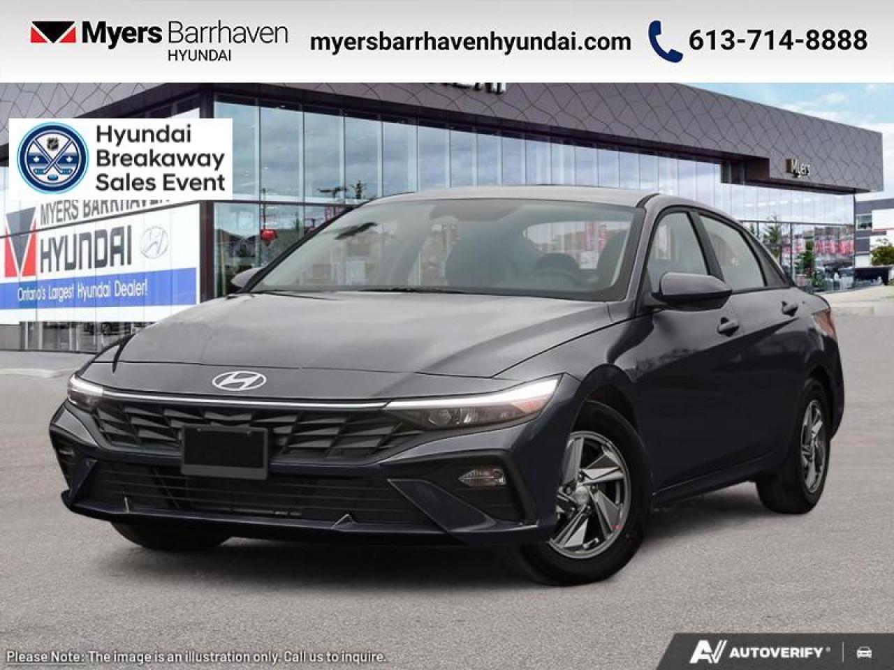 New 2025 Hyundai Elantra Preferred IVT w/Tech Pkg  - $181 B/W for sale in Nepean, ON