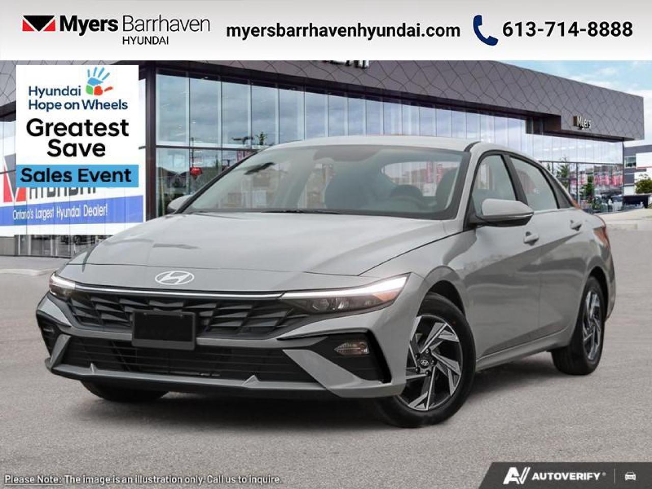 New 2025 Hyundai Elantra Hybrid Luxury DCT  - Premium Audio - $235 B/W for sale in Nepean, ON