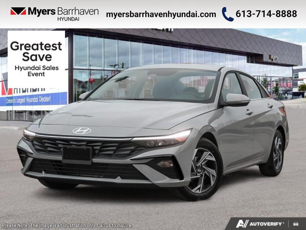 New 2025 Hyundai Elantra Hybrid Luxury DCT  - Premium Audio - $235 B/W for sale in Nepean, ON