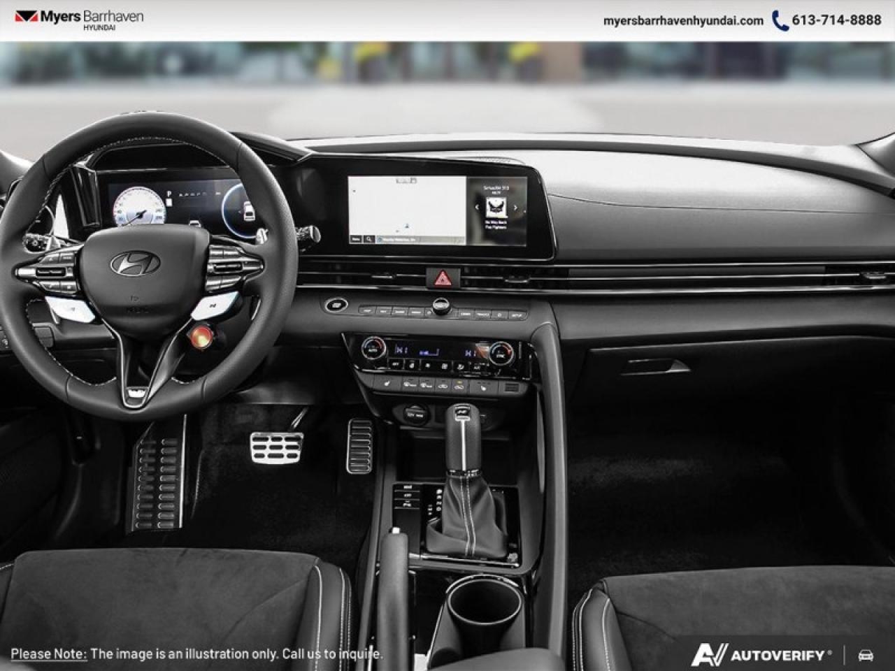 2025 Hyundai Elantra N DCT  - Sunroof -  Premium Audio - $281 B/W Photo