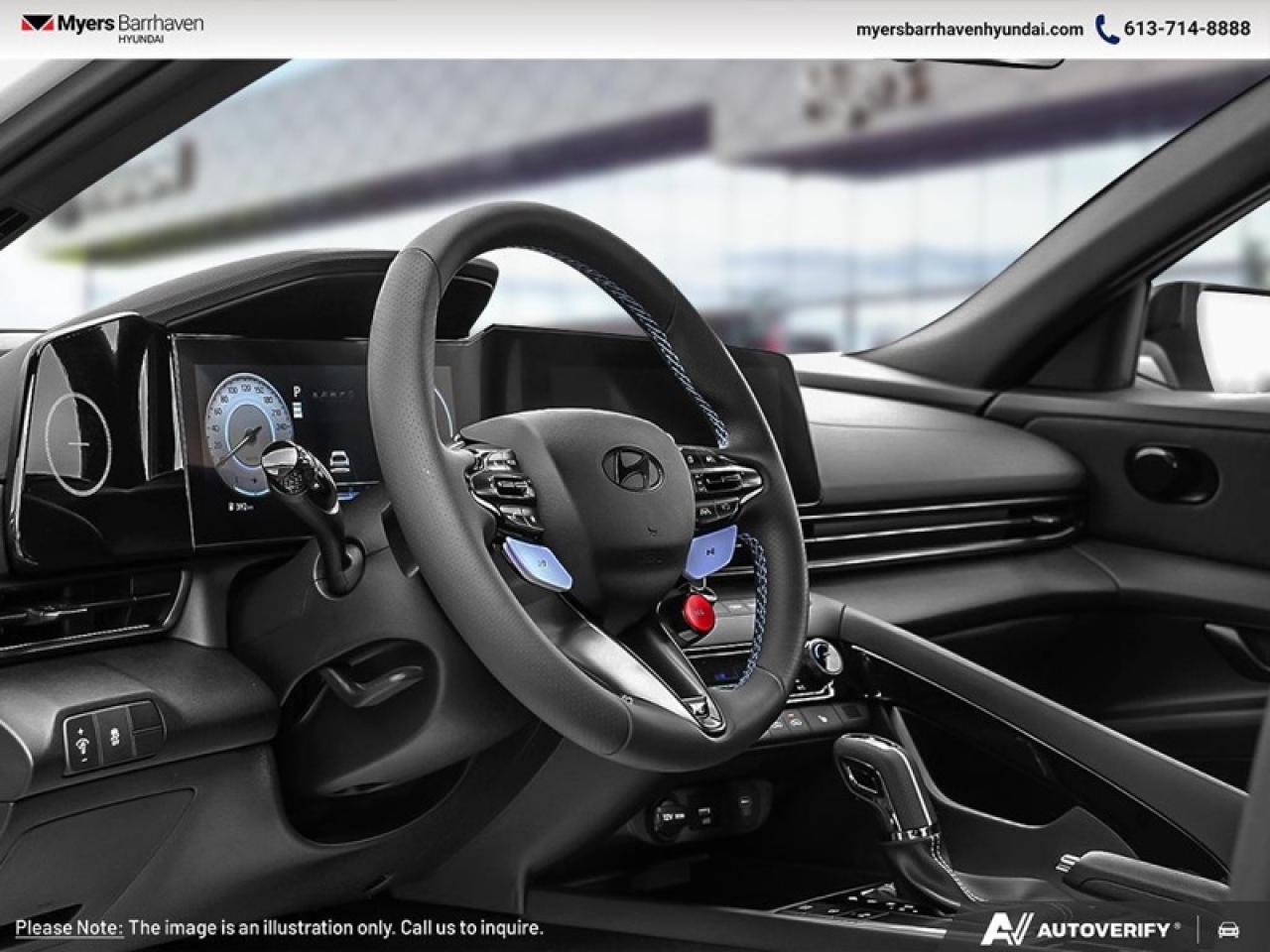 2025 Hyundai Elantra N DCT  - Sunroof -  Premium Audio - $281 B/W Photo