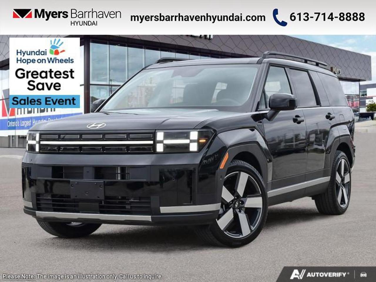 New 2025 Hyundai Santa Fe Luxury  - Cooled Seats -  Navigation - $360 B/W for sale in Nepean, ON