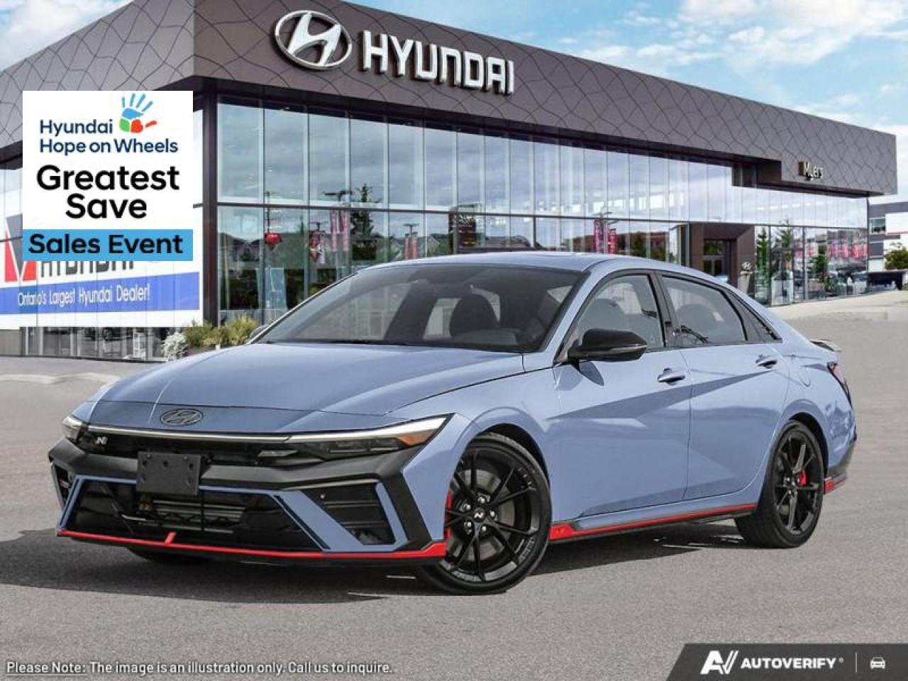 New 2025 Hyundai Elantra N Manual  - Sunroof -  Premium Audio - $273 B/W for sale in Nepean, ON