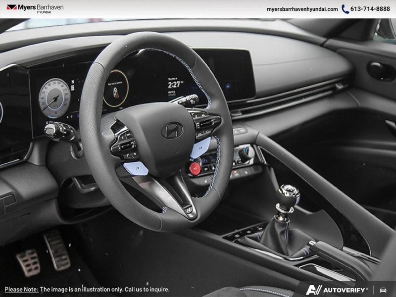 2025 Hyundai Elantra N Manual  - Sunroof -  Premium Audio - $273 B/W Photo