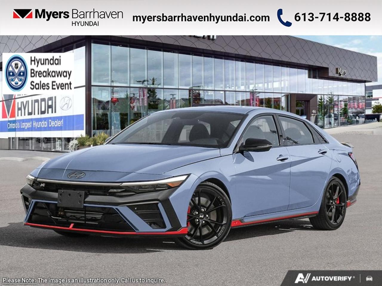 2025 Hyundai Elantra N Manual  - Sunroof -  Premium Audio - $273 B/W Photo0