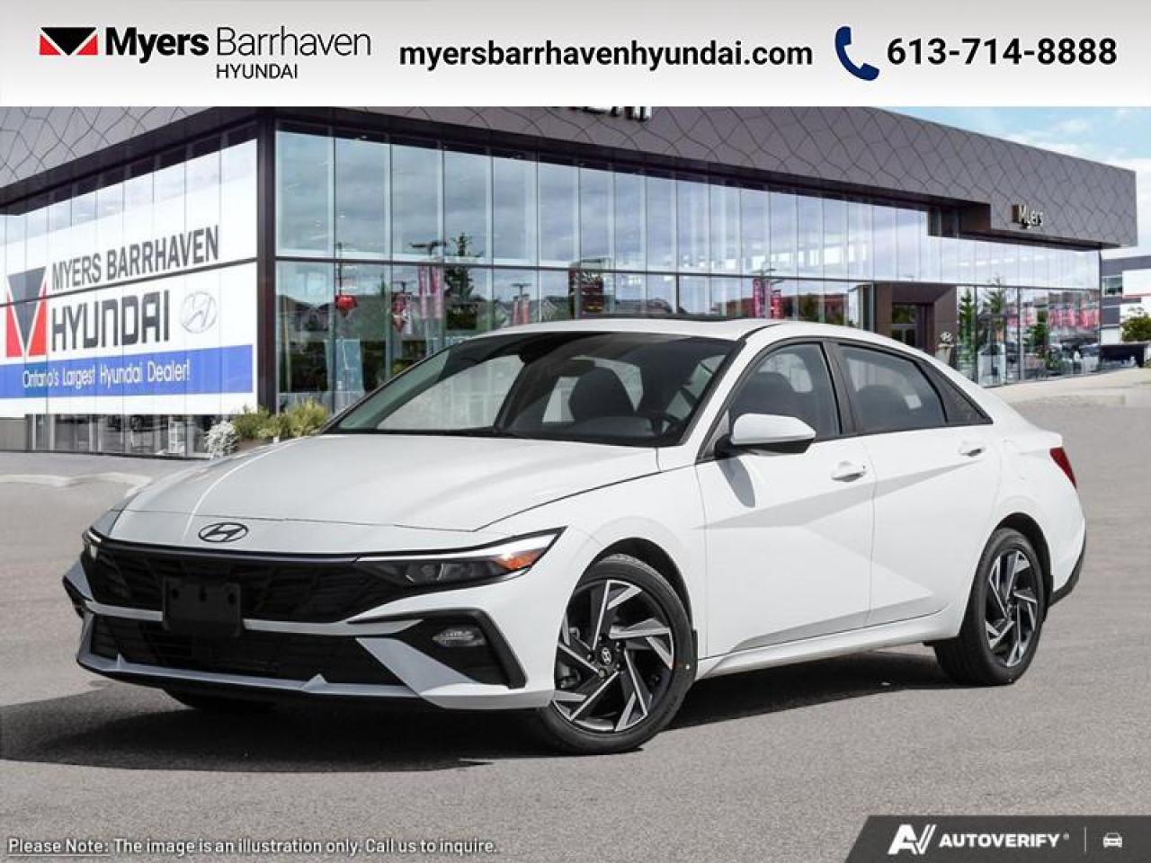 New 2025 Hyundai Elantra Preferred IVT w/Tech Pkg  - $205 B/W for sale in Nepean, ON