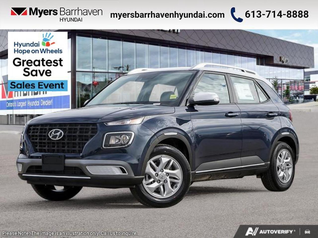 New 2026 Hyundai Venue Preferred IVT for sale in Nepean, ON