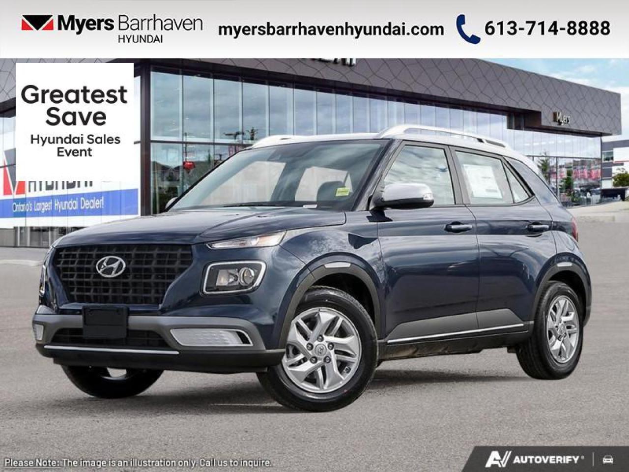 New 2026 Hyundai Venue Preferred IVT for sale in Nepean, ON