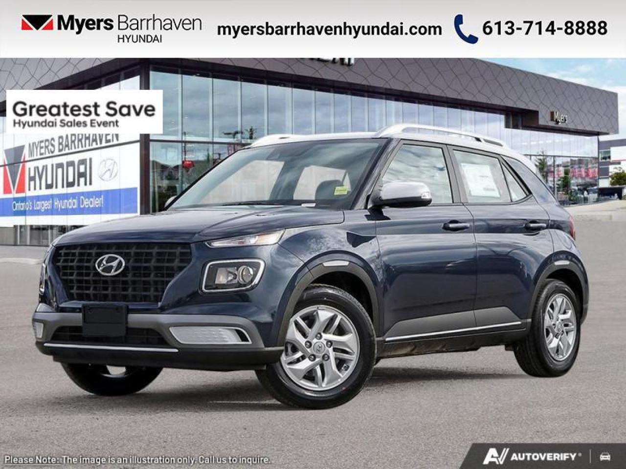 New 2026 Hyundai Venue Preferred IVT for sale in Nepean, ON