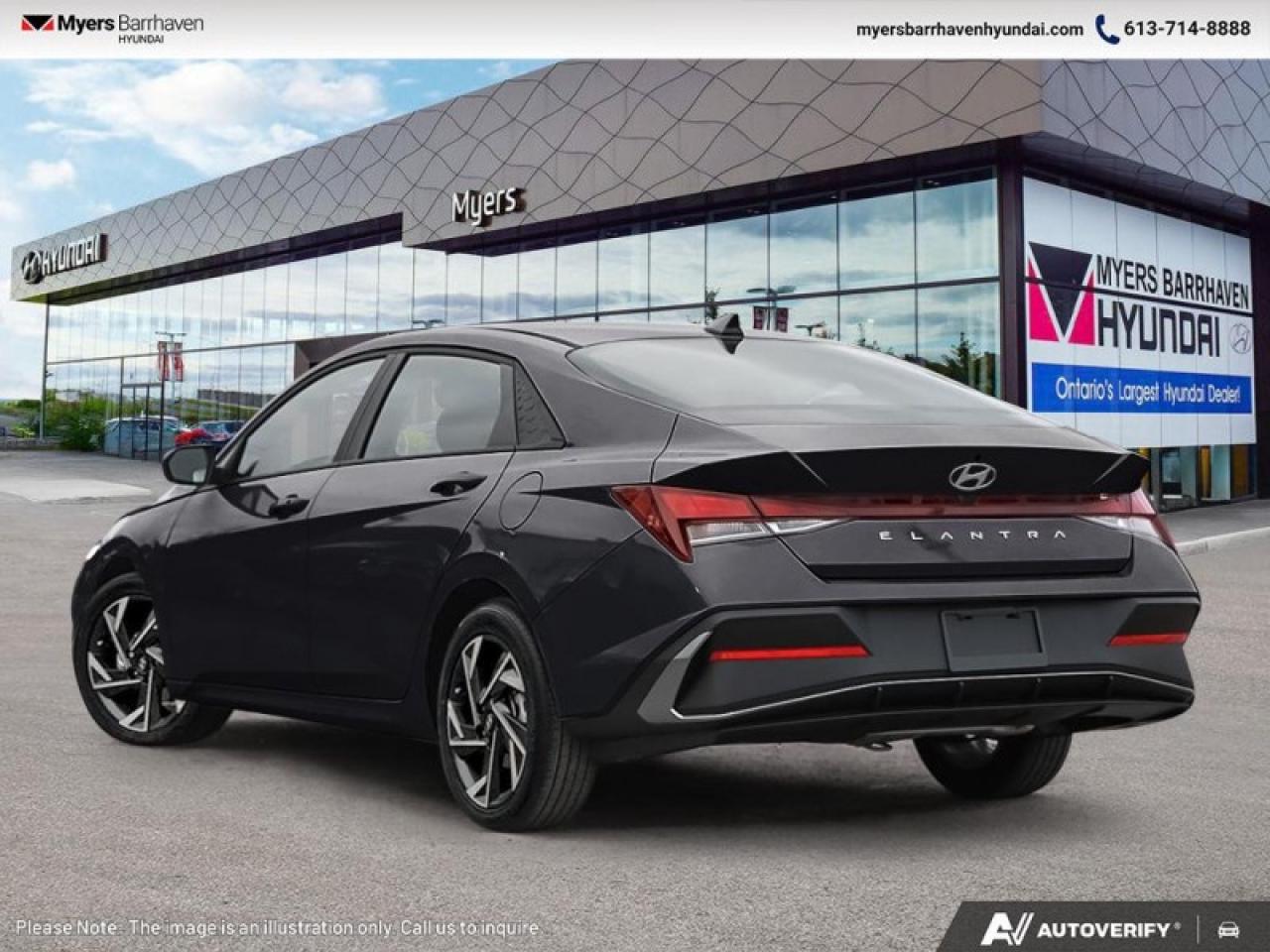 2025 Hyundai Elantra Preferred IVT w/Tech Pkg  - $206 B/W Photo