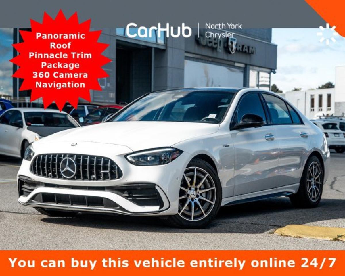 Used 2024 Mercedes-Benz C-Class AMG C 43 Panoroof Pinnacle Trim Package 360 Camera for sale in Thornhill, ON