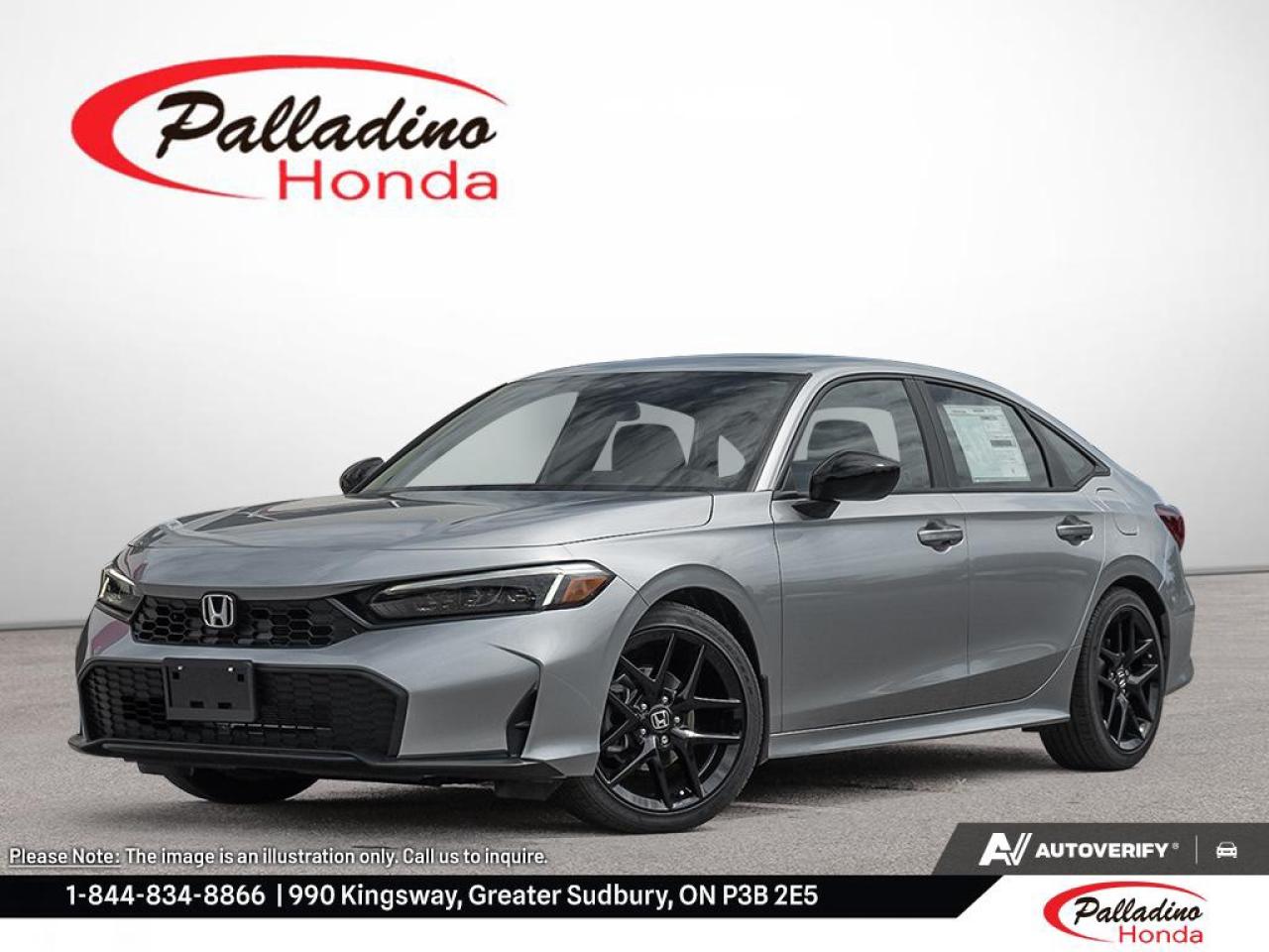 New 2026 Honda Civic Sedan Sport for sale in Greater Sudbury, ON