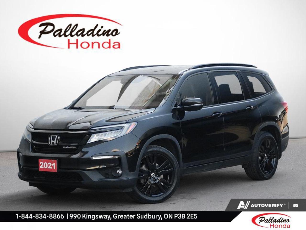 Used 2021 Honda Pilot Black Edition for sale in Greater Sudbury, ON