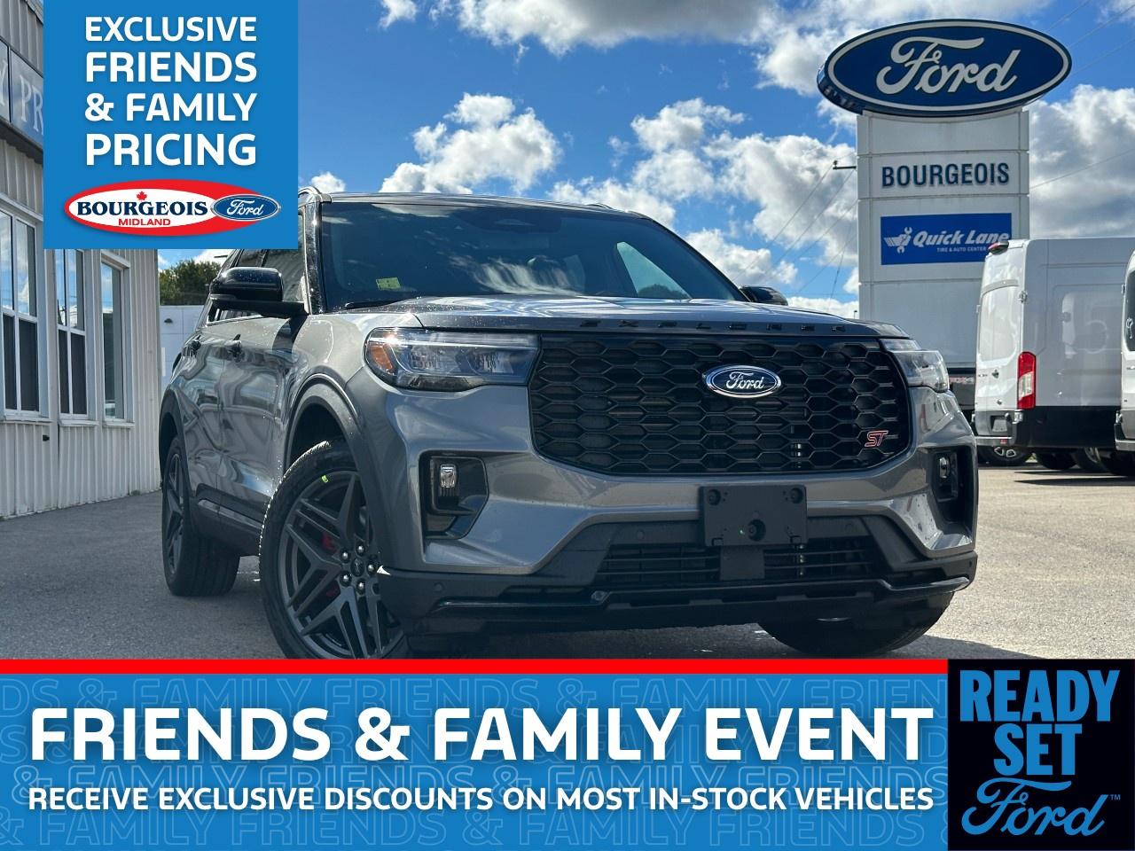 New 2025 Ford Explorer ST 4WD for sale in Midland, ON