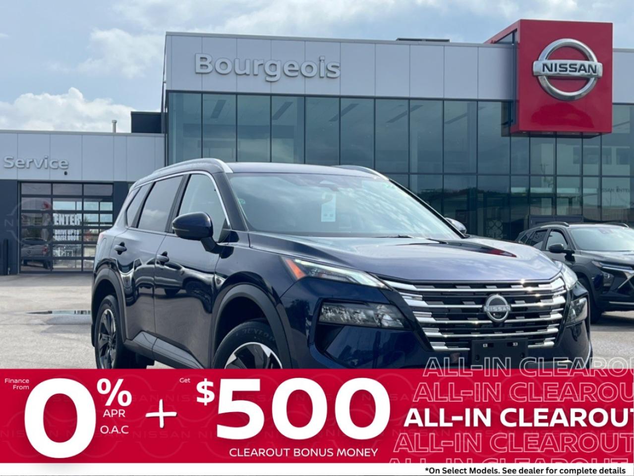 New 2025 Nissan Rogue AWD SV Moonroof for sale in Midland, ON