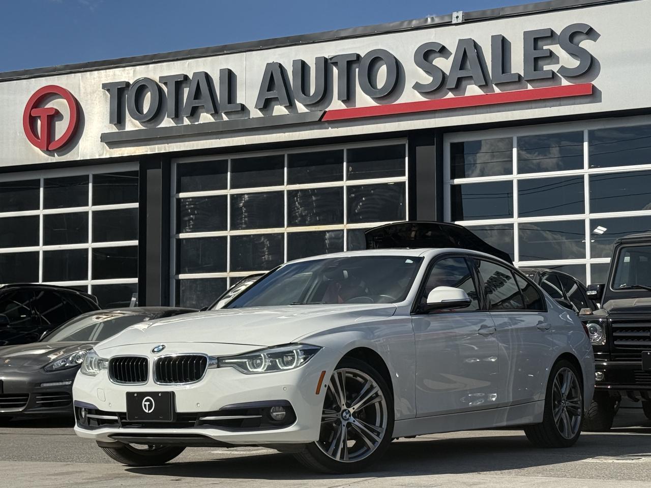 2017 BMW 3 Series 330i | PREMIUM | RED LEATHER | SUNROOF | HARMAN KA Photo0