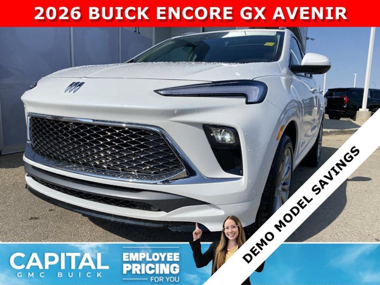 This 2026 ENCORE GX AVENIR is the definition of a luxury AWD SUV. With options like Avenir Technology & Convenience Packages, MASSIVE 11 diagonal HD color touchscreen, 360 Cam, Adaptive Cruise Control, Heated Seats, Heated Steering, Power Panoramic Sunroof, Rear Streaming Mirror, Back-Up Camera, Driver Confidence Package (All the safety features) and so much more... CALL NOWAsk for the Internet Department for more information or book your test drive today! Text 507-585-4395 for fast answers at your fingertips!AMVIC Licensed Dealer - Licence Number B1044900
