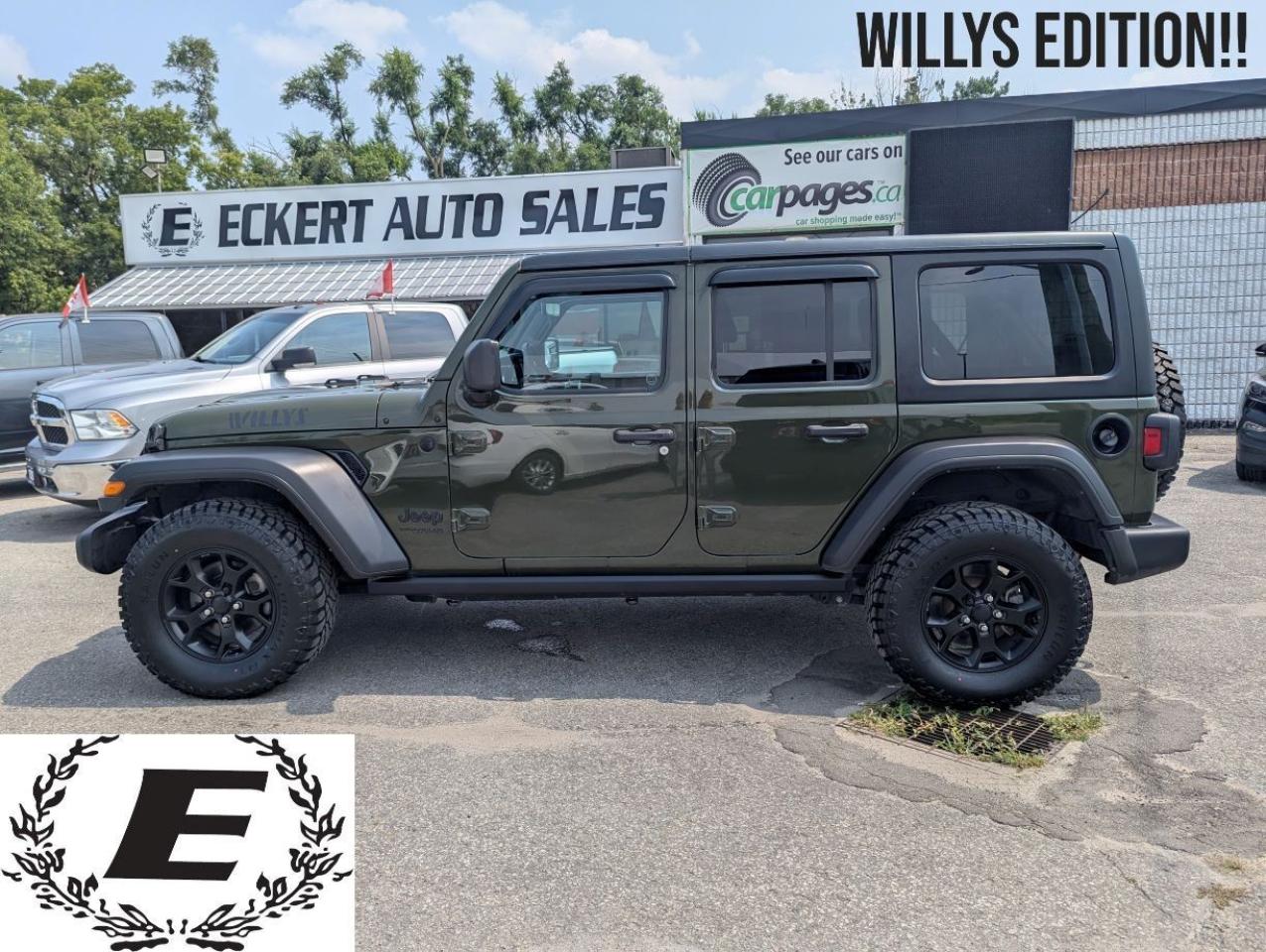 Used 2022 Jeep Wrangler Unlimited Willys RUGGED OFF ROAD PACKAGE!! for sale in Barrie, ON
