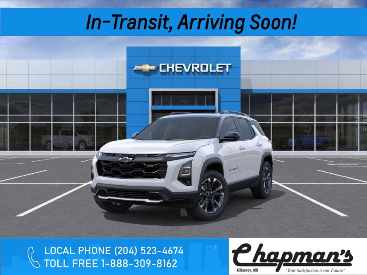 New 2026 Chevrolet Equinox RS for sale in Killarney, MB