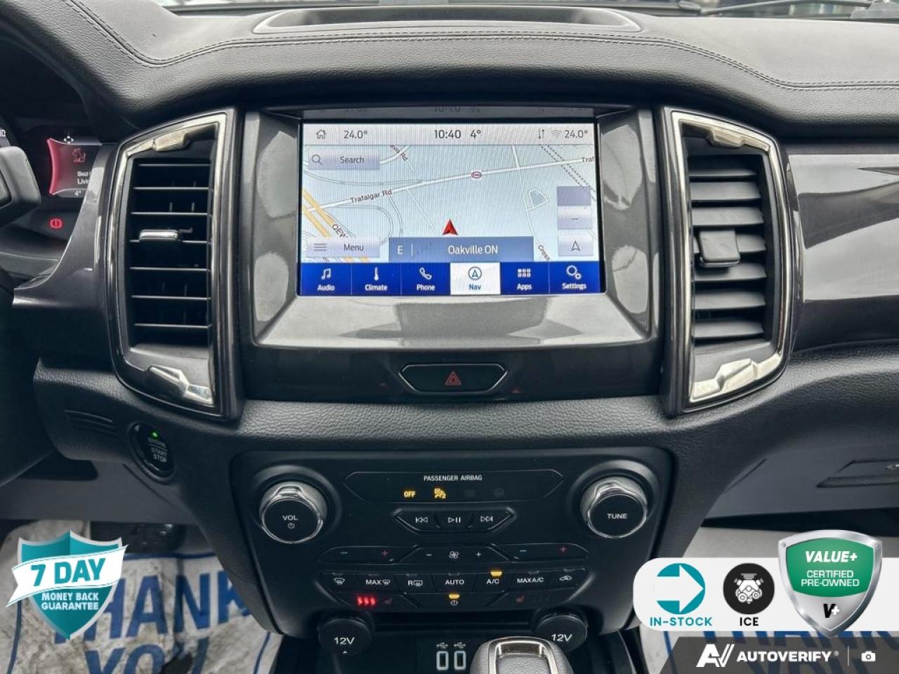 2023 Ford Ranger Lariat 501A | ACCIDENT FREE | BLACK APPEARANCE PKG Photo