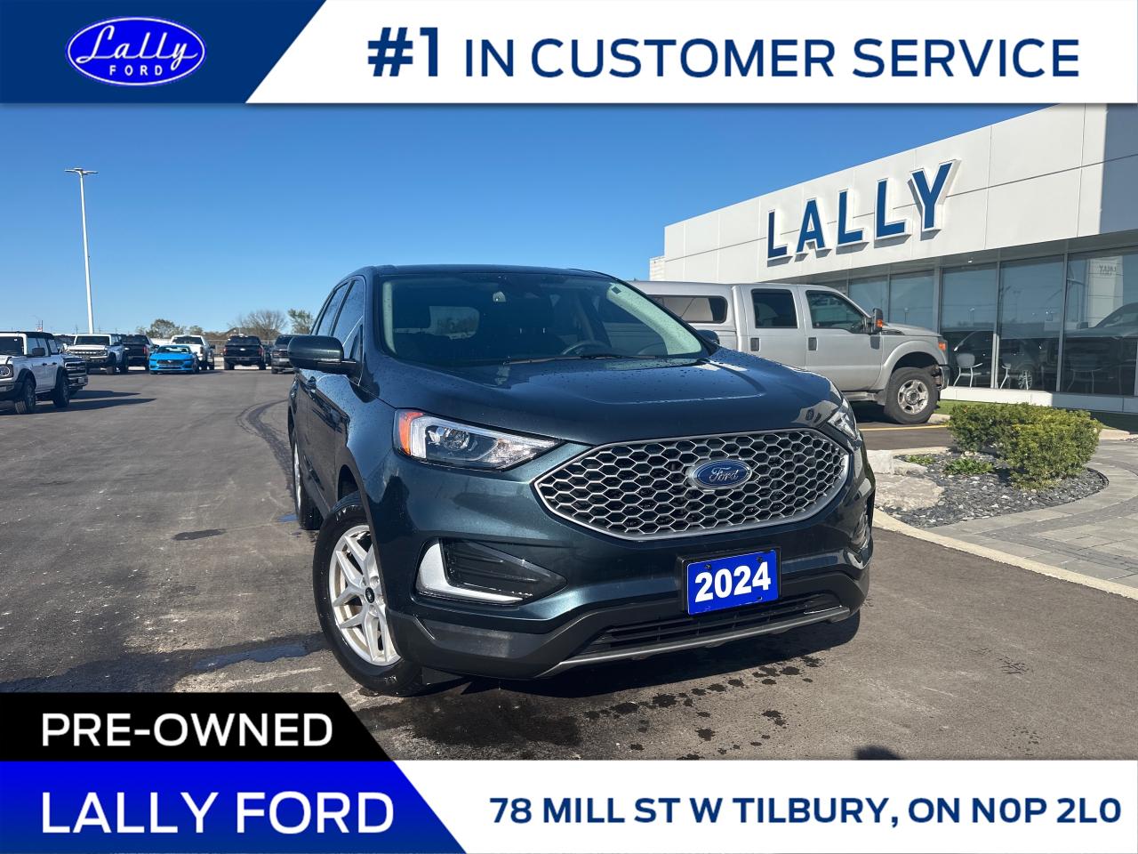 Used 2024 Ford Edge SEL Only 14,299 Km’s, One Owner, AWD! for sale in Tilbury, ON