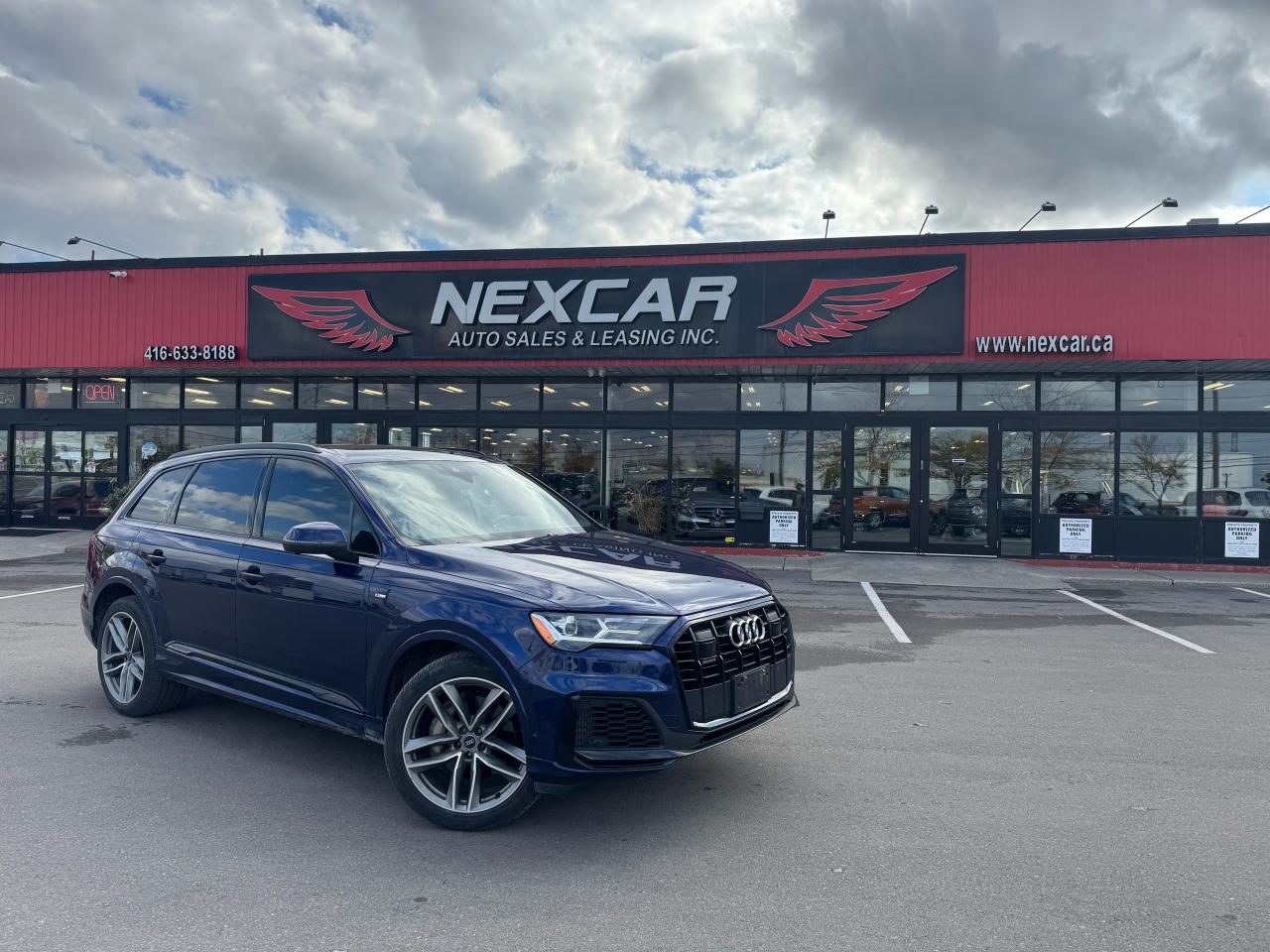 2021 Audi Q7 PROGRESSIV S-LINE AWD 7 PASS NAVI LEATHER PAN/ROOF