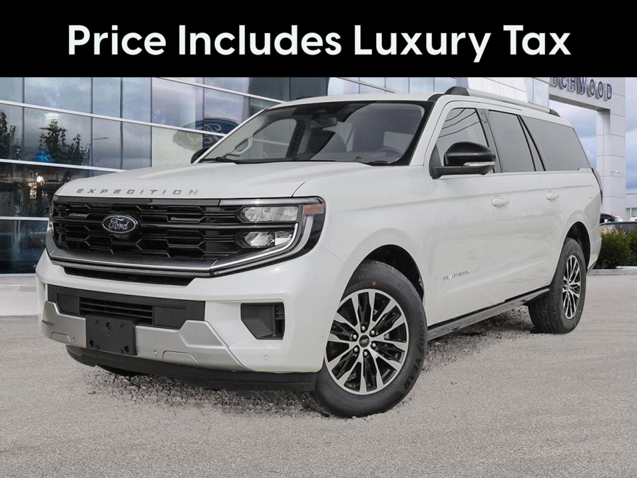 New 2025 Ford Expedition Platinum Max Factory Order - Arriving Soon - 600A | 3.5L | Platinum PKG | Remote Keyless Entry for sale in Winnipeg, MB